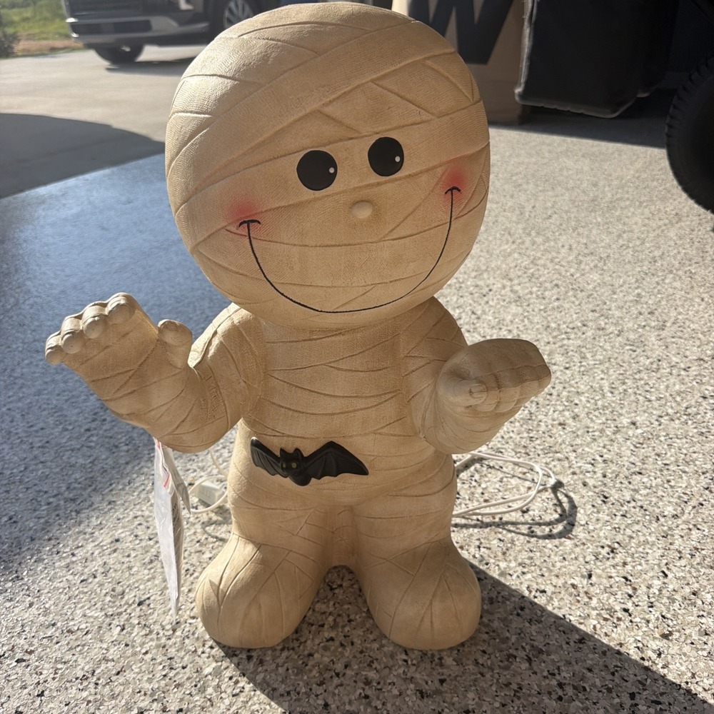 2026 Cracker Barrel Halloween Mummy Blow Mold NEW NIB